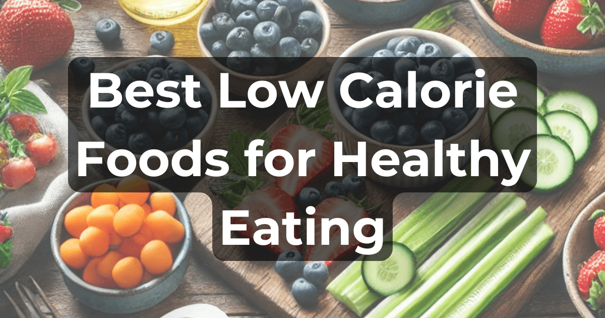 Best Low-Calorie Foods for Healthy Eating